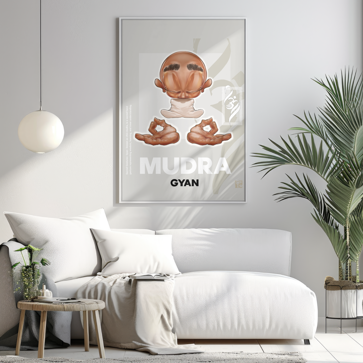 Work 06 – Gyan | Volume II (16 × 20 Framed Illustration) – Glyphworks