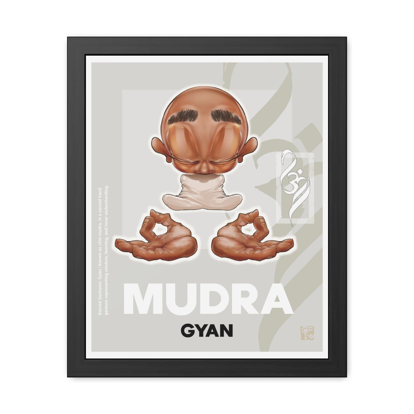 Work 06 – Gyan | Volume II (16 × 20 Framed Illustration) – Glyphworks