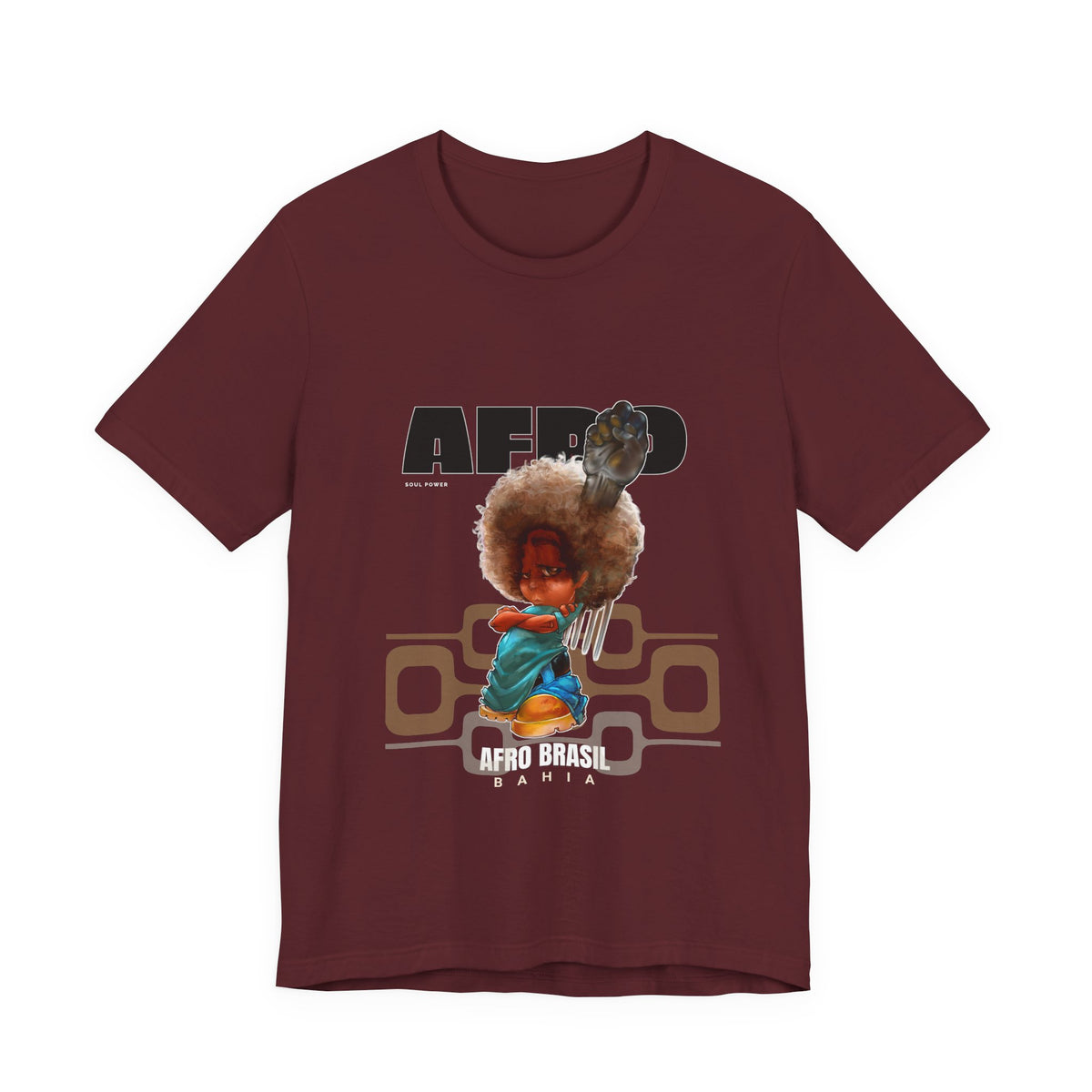 AFRO BRASIL – Bahia Graphic T-Shirt | GLYPHWORKS