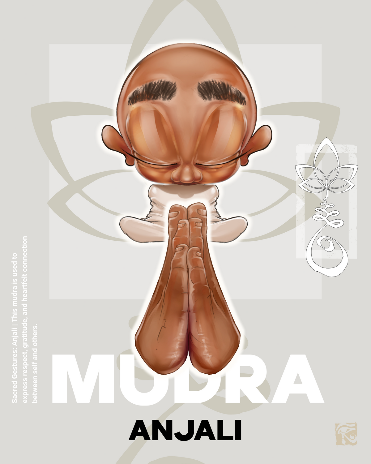 Work 05 – Angali | Volume II (16 × 20 Framed Illustration) – Glyphworks