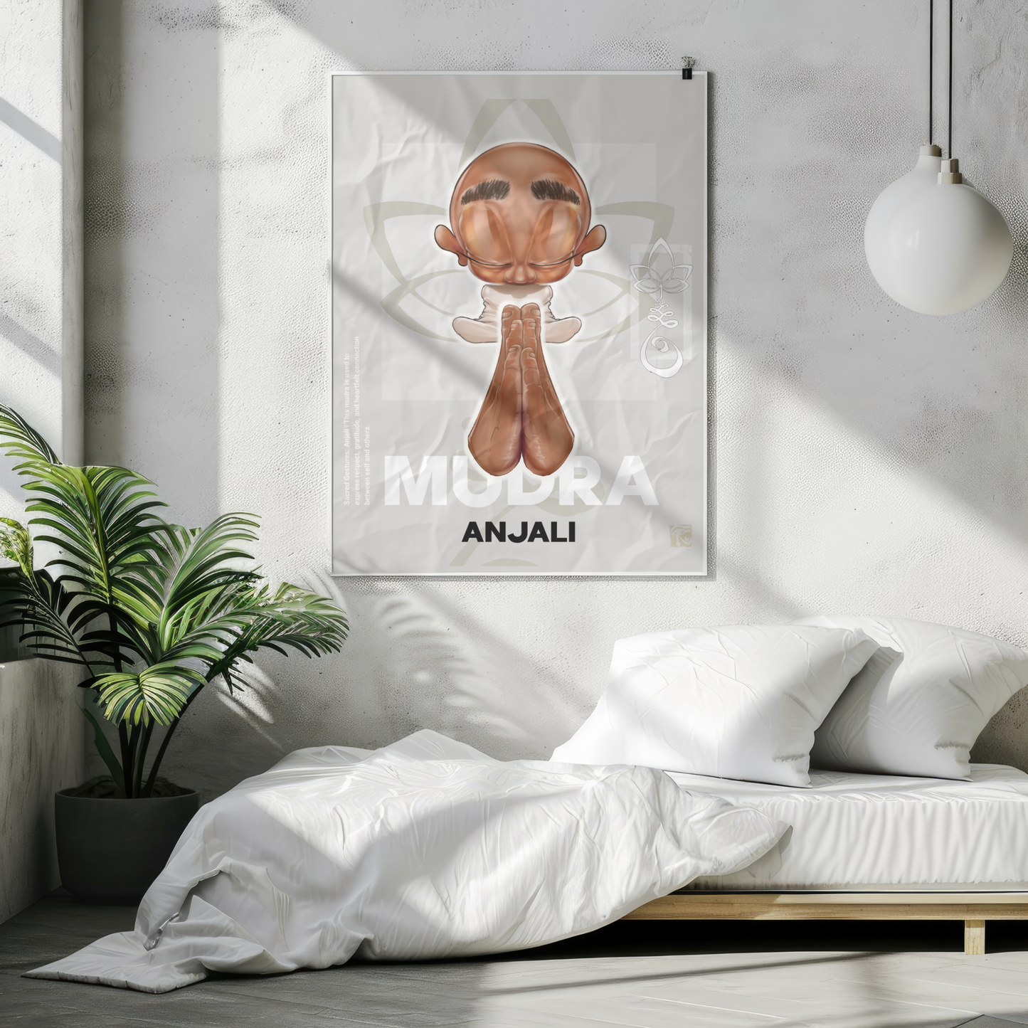 Work 05 – Angali | Volume II (16 × 20 Framed Illustration) – Glyphworks