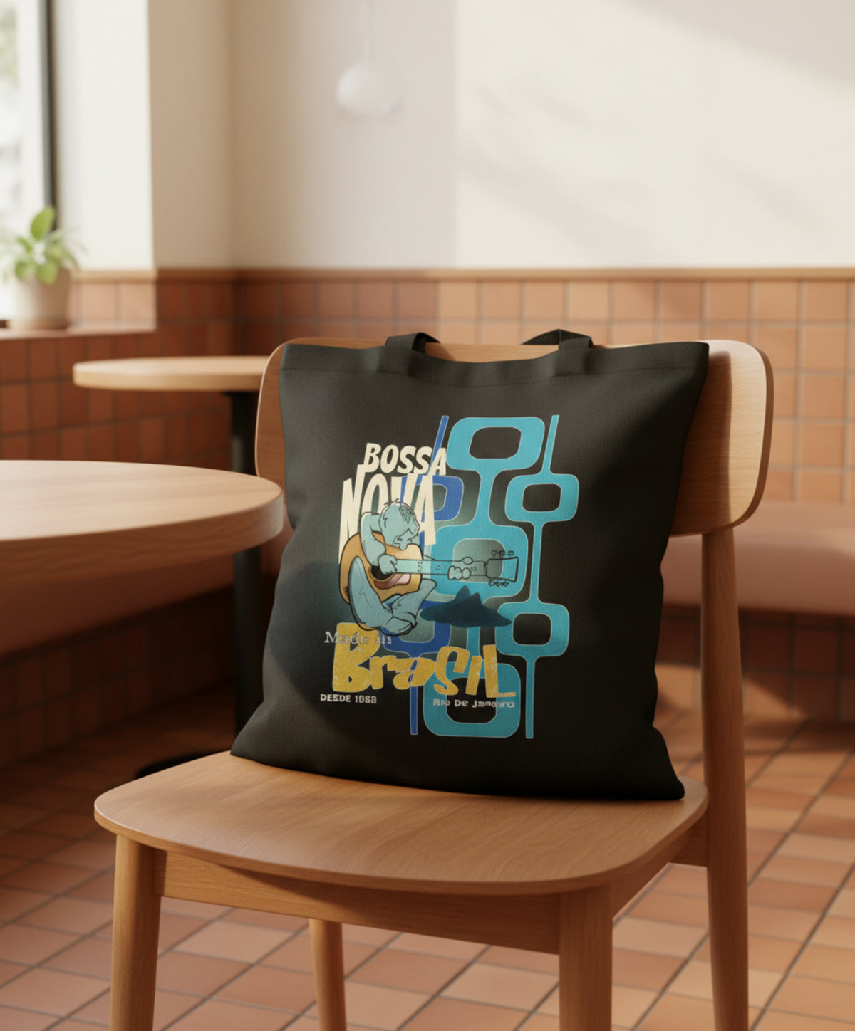BOSSA NOVA – Organic Cotton Tote Bag | GLYPHWORKS