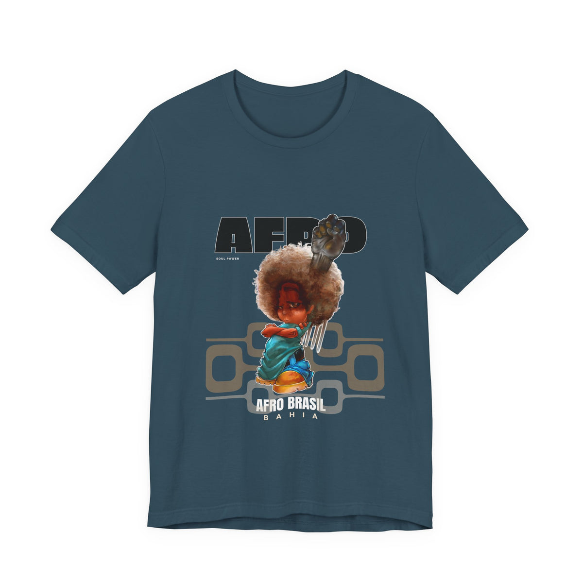 AFRO BRASIL – Bahia Graphic T-Shirt | GLYPHWORKS