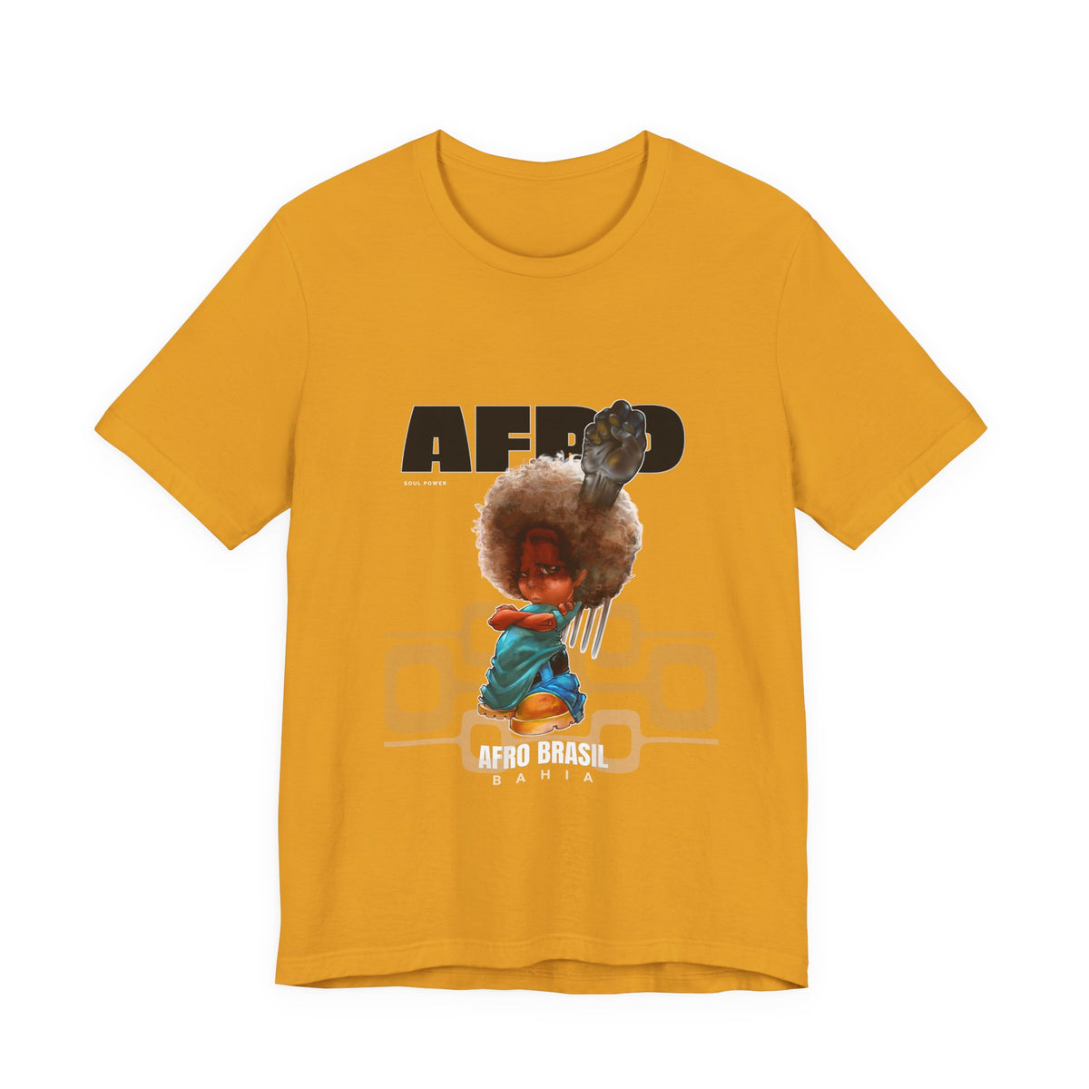 AFRO BRASIL – Bahia Graphic T-Shirt | GLYPHWORKS