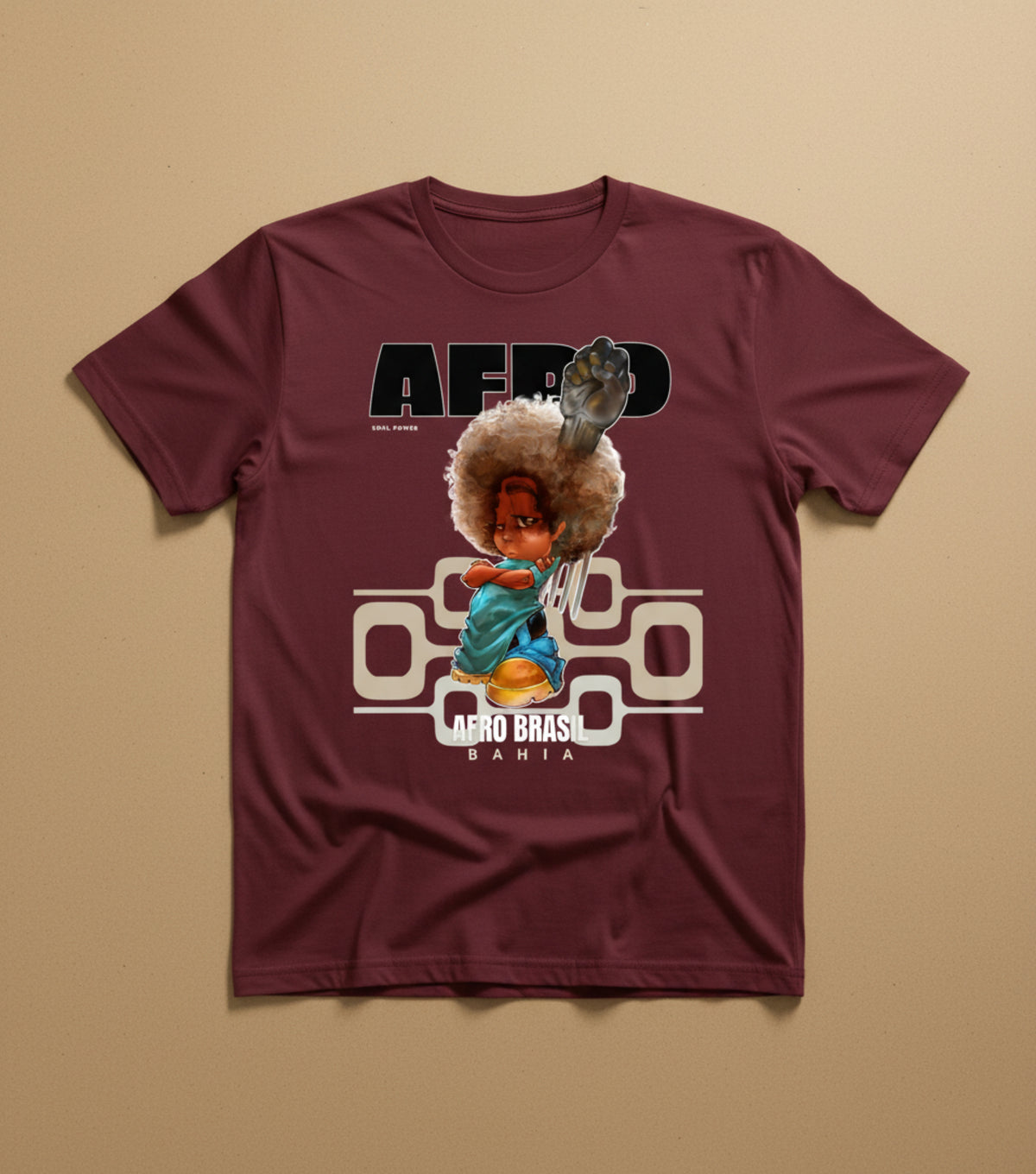AFRO BRASIL – Bahia Graphic T-Shirt | GLYPHWORKS